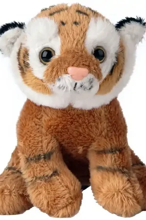 Living Nature Knuffel - 13x6 cm - Smols - Tijger Fabrieksprijs