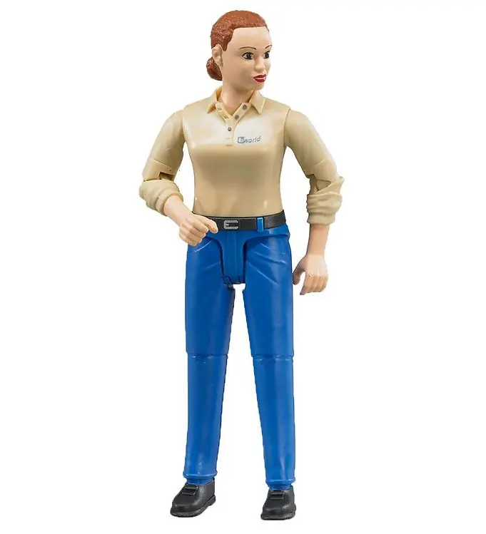 Veilige Betaling Bruder Figuur - bworld - Vrouw m. Blauw Broek - 60408