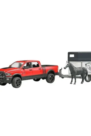 Bruder Auto - RAM 2500 m. Paard en paardentrailer - 02501 Aanbieding