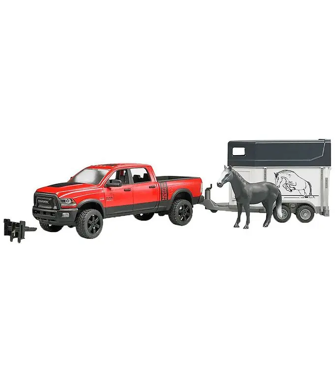 Bruder Auto - RAM 2500 m. Paard en paardentrailer - 02501 Aanbieding