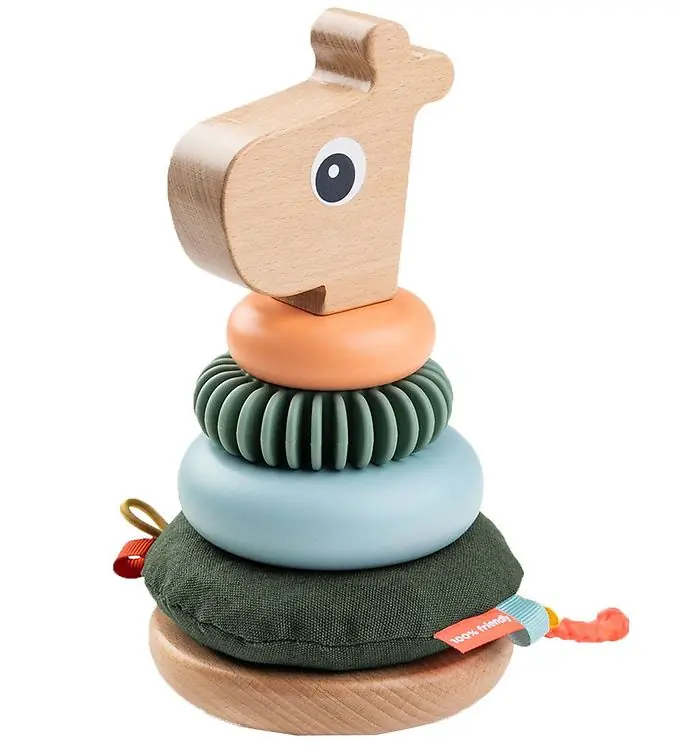 Done by Deer Stapeltoren - Hout - Raffi Gereduceerde Prijs