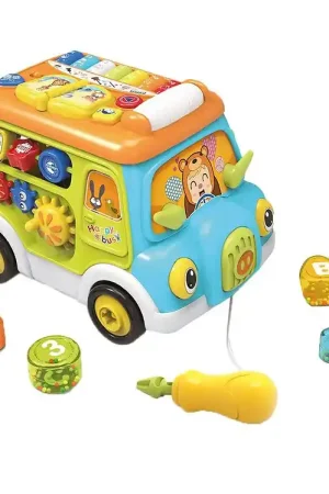 Dagaanbieding Scandinavian Baby Products Activiteitenspeelgoed - Bus m. Licht/