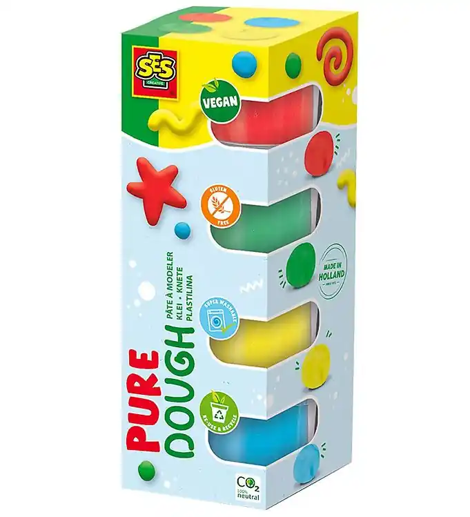 SES Creative Speelklei - 4x90 g - Puur Merkproduct