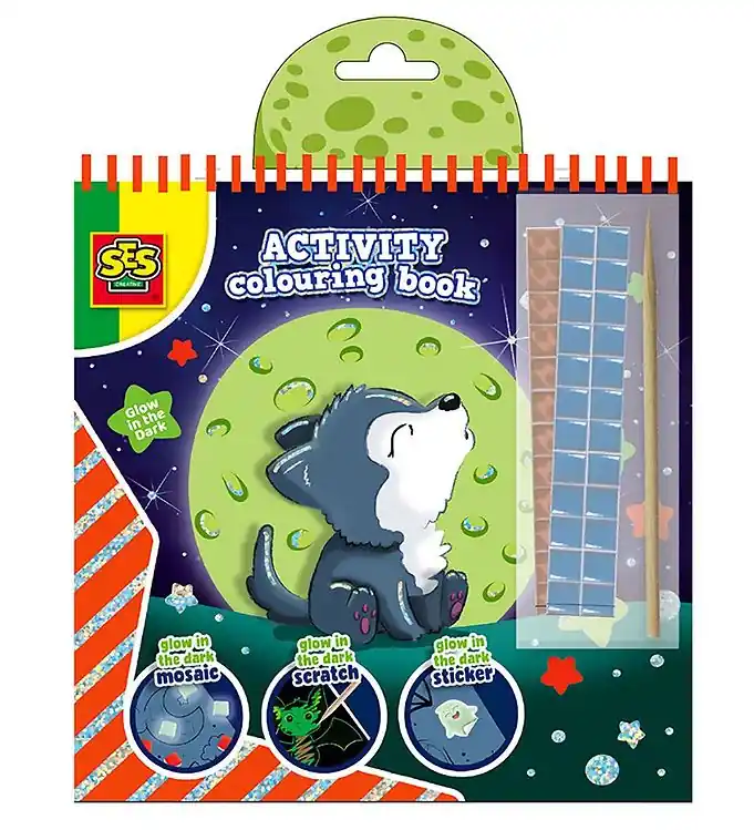 SES Creative Activiteitenboek m. Lichtgevend Koop Vandaag
