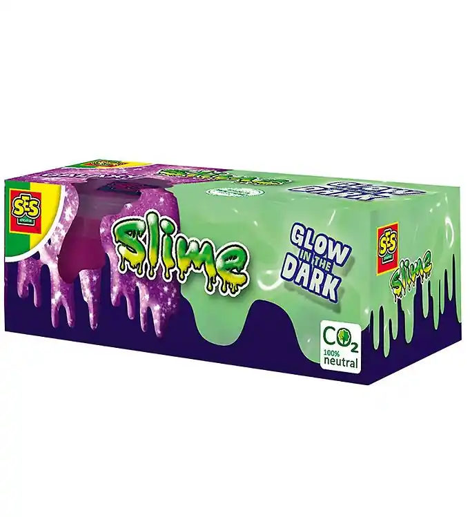 SES Creative - Slijm In Beker - 2x120 g - Lichtgevend/Glitter Betrouwbaar