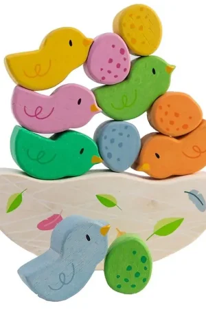 Tender Leaf Houten Speelgoed - Mijn eerste stapelbare dieren - 1 Flitsaanbieding