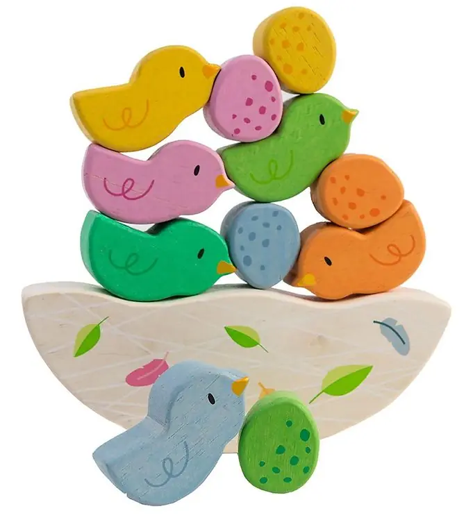 Tender Leaf Houten Speelgoed - Mijn eerste stapelbare dieren - 1 Flitsaanbieding