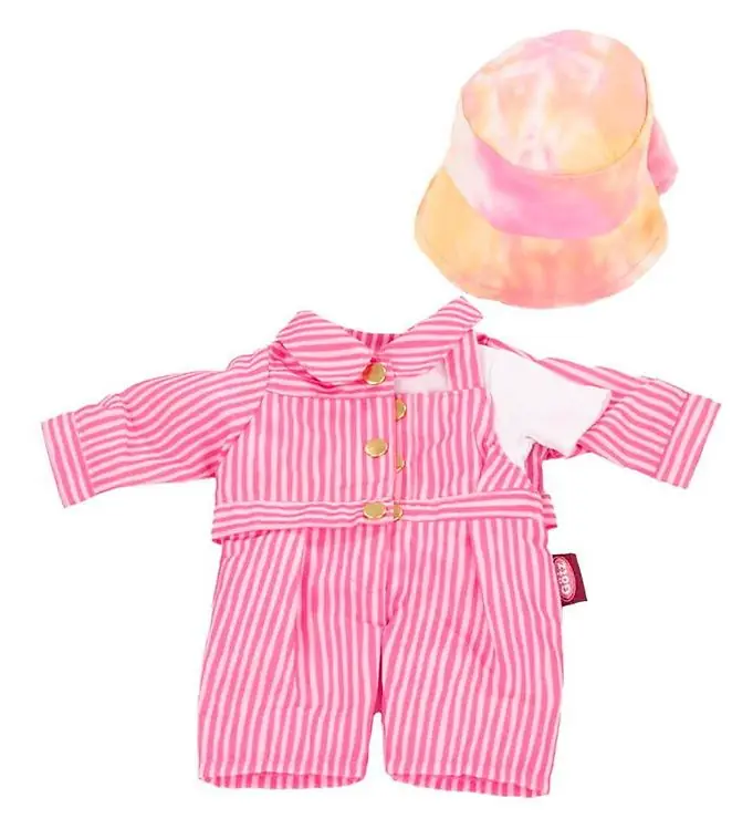 Aanbieding Götz Poppenkleding - 30-33 cm - Roze-Gestreept