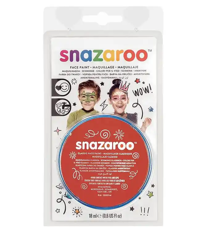 Snazaroo Schmink - 18 ml - Helderrood Veilige Betaling