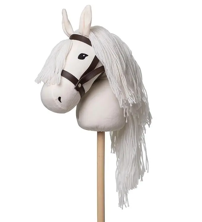 Voordeelprijs by ASTRUP Hobbypaard - 68 cm - Wit