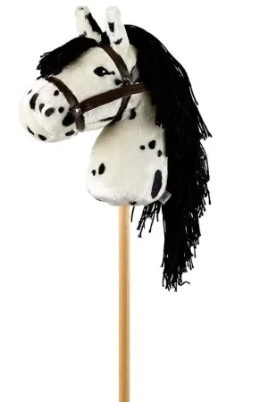 By Astrup Hobbypaard - 68 cm - Wit m. Stippen Exclusieve Aanbieding