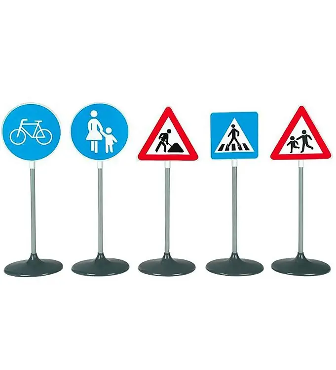 Korting Klein Verkeersborden - 5-pack - 70 cm
