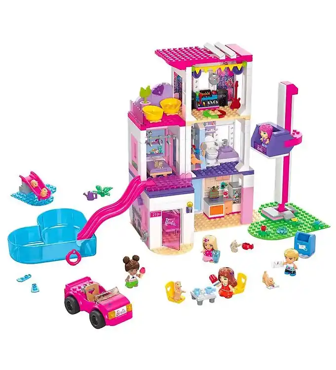 Favoriet MEGA Barbieset - Dreamhouse - 545 Onderdelen