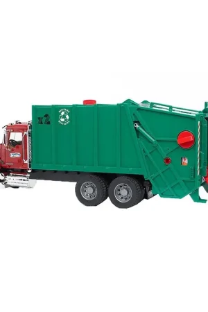 Beperkte Voorraad Bruder Vrachtwagen - Mack Graniet Vuilniswagen - 02812
