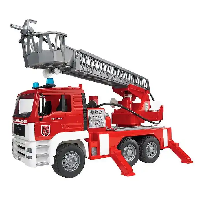 Goedkoop Bruder Auto - MAN TGA Brandweerwagen m. Licht en geluid - 02771