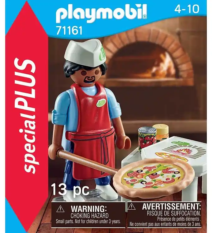 Snelle Levering Playmobil SpecialPlus - Pizza Chef - 71161 - 13 Onderdelen