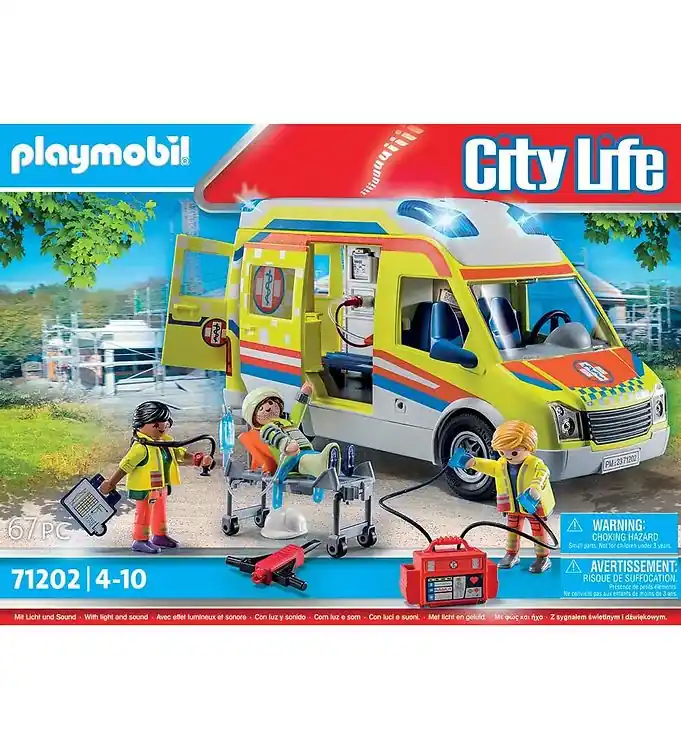 Playmobil City Life - Ambulance - 71202 - 67 Onderdelen Finale Uitverkoop