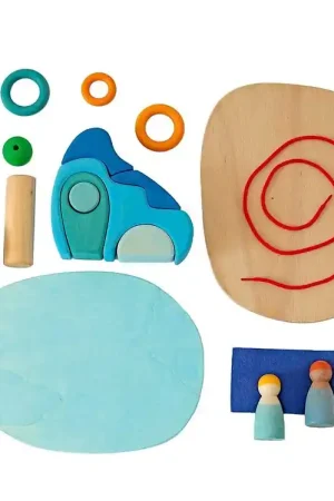 Shop Nu Grimms Houten Speelgoed - Small World Play By The Water