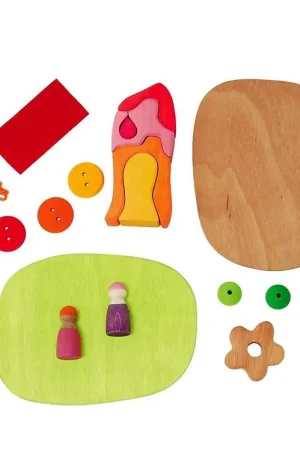 Grimms Houten Speelgoed - Small World Play Down By The Weide Voordeelprijs