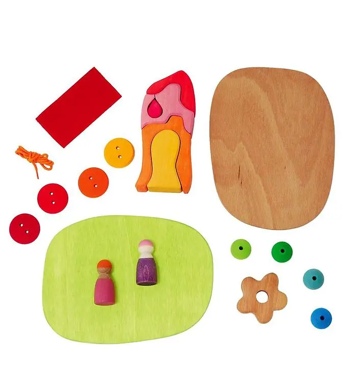 Grimms Houten Speelgoed - Small World Play Down By The Weide Voordeelprijs