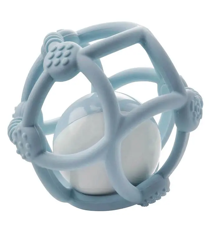 KidsMe Bijtbal - Siliconen Bal - Blauw Seizoensaanbieding