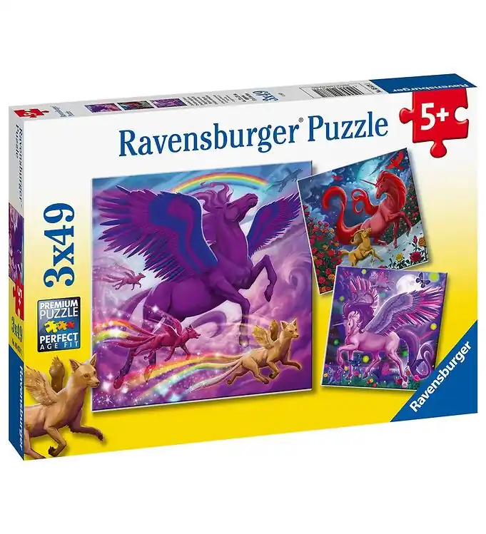 Ravensburger Puzzel - 3x49 Bakstenen - Mythische Majesteit Bestseller