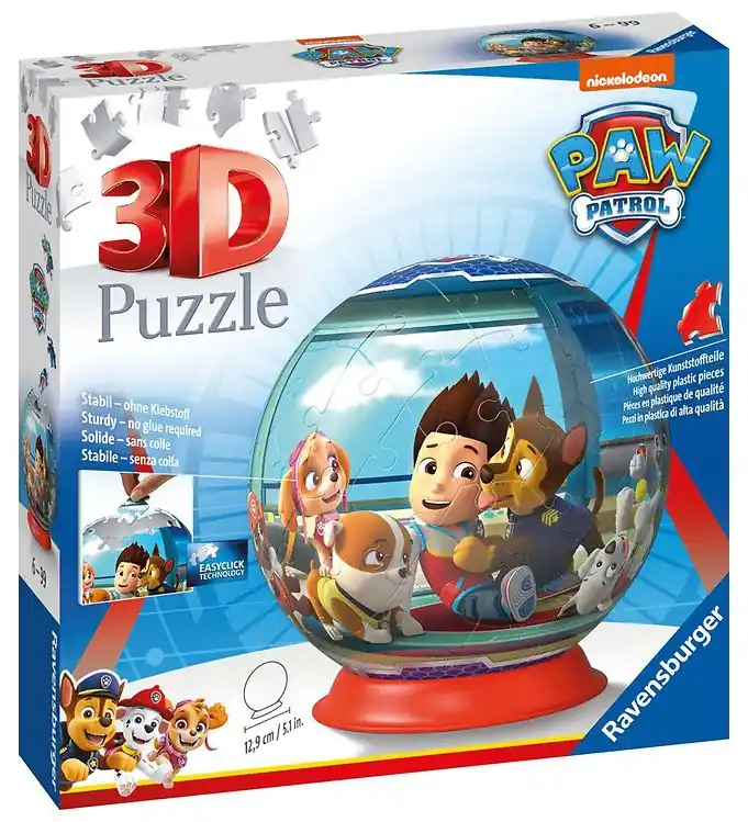 Ravensburger 3D Puzzel - 72 Bakstenen - Paw Patrol Rechtstreeks Van De Fabrikant