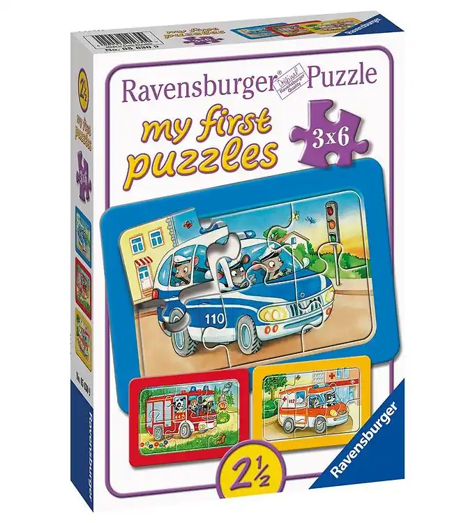 Ravensburger Puzzel - My First - 3 Verschillende - Animals In A Rechtstreeks Van De Fabrikant