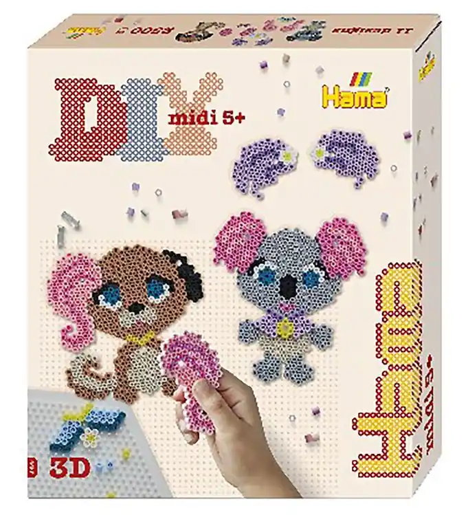 Laatste Versie Hama Midi Kralenset - 2500 st. - Dierensalon