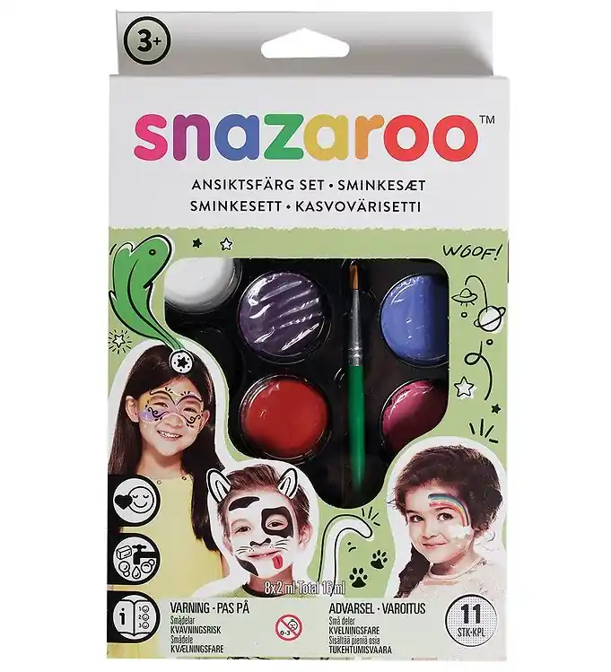 Snazaroo Schmink - 11 Onderdelen Beperkte Voorraad