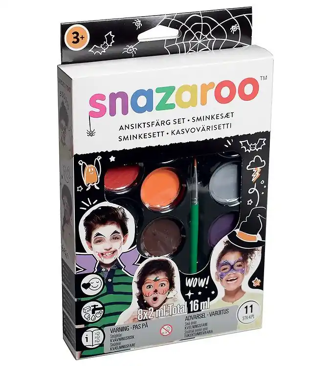 Betaalbaar Snazaroo Schmink - 11 Onderdelen - Halloween