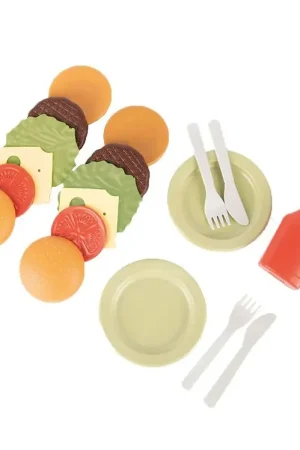 Dantoy BIO Plastic Burgerset - 19 Onderdelen Beste Prijs