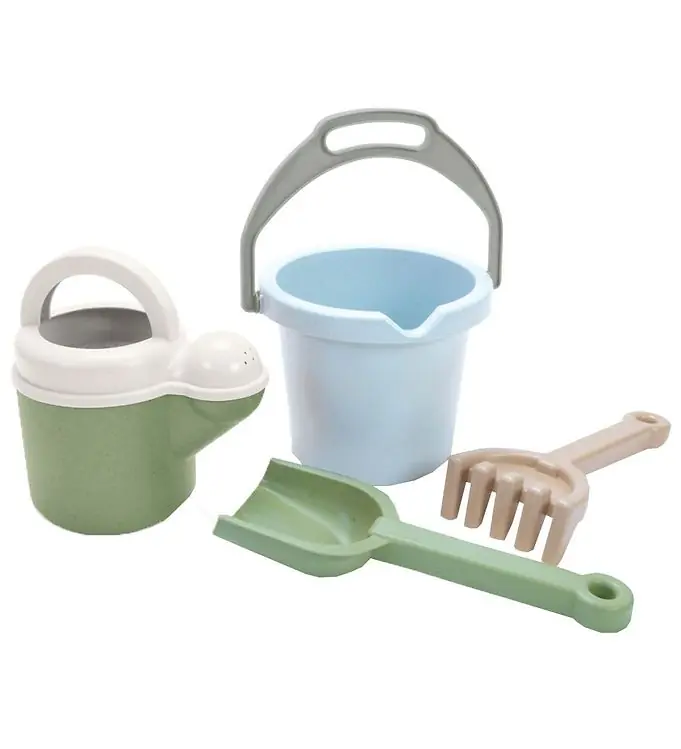 Gratis Retour Dantoy BIO Plastic Emmerset - 4 Onderdelen - Blauw/Groen