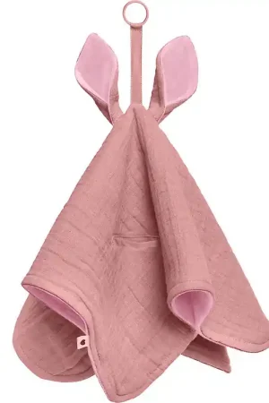 BIBS Knuffeldoekjes - 40x40 cm - Kangoeroe - Dusty Pink/Baby Pin Beste Prijs