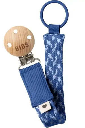 BIBS Speenketting - Gevlecht - Korenbloem/Dusty Blue Direct Beschikbaar