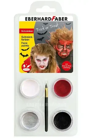 Eberhard Faber Schmink - 4 Kleuren - Duivel/Dracula Bestel Nu