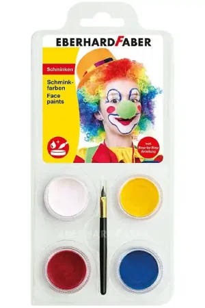 Express Levering Eberhard Faber Schmink - 4 Kleuren - Clown