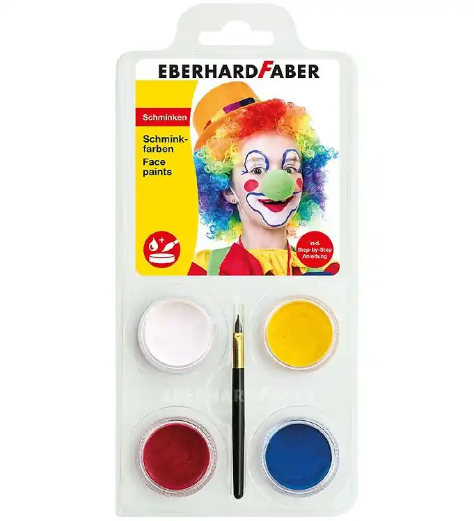 Express Levering Eberhard Faber Schmink - 4 Kleuren - Clown