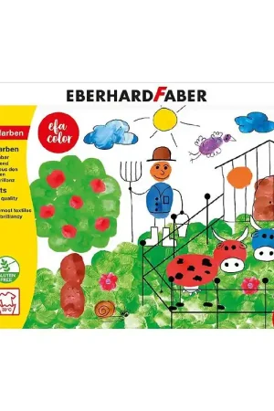 Seizoensaanbieding Eberhard Faber Vingerverf - 6 st. - 100 ml.