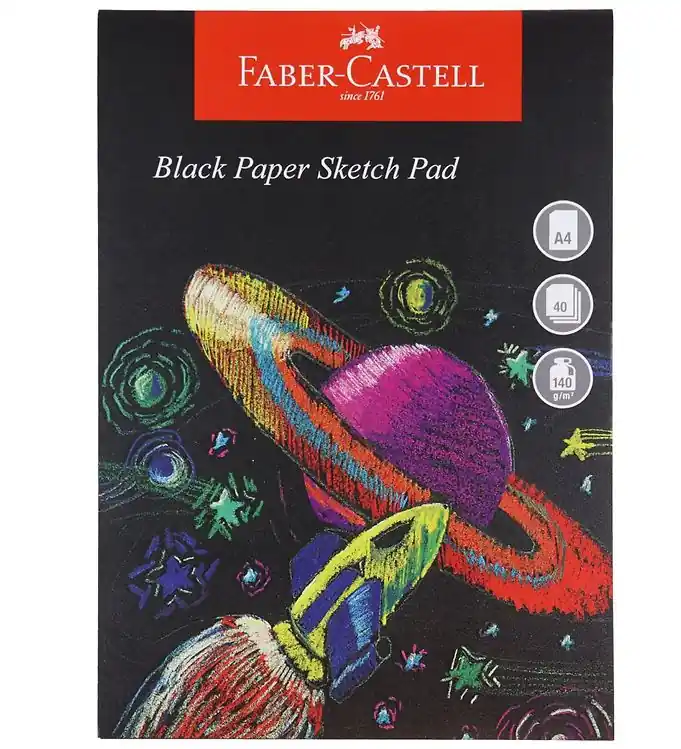 Merkproduct Faber-Castell Schetsboek - 40 vellen - Zwart A4
