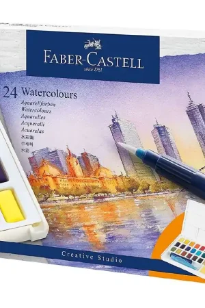 Aanbieding Faber-Castell Aquarel - 24 st.
