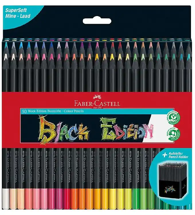 Gereduceerde Prijs Faber-Castell Kleurpotloden - 50 st. - Driehoekig - Multi