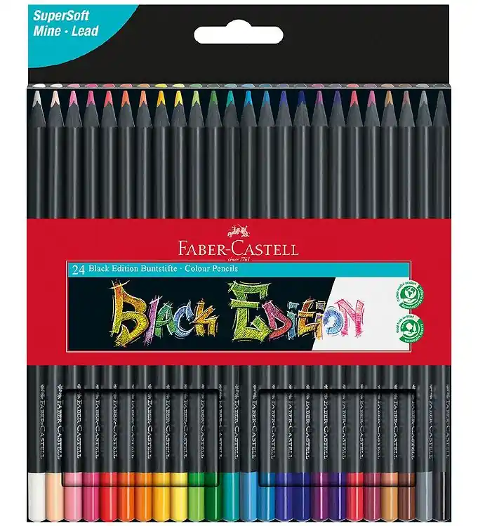 Favoriet Faber-Castell Kleurpotloden - 24 st. - Driehoekig - Multi