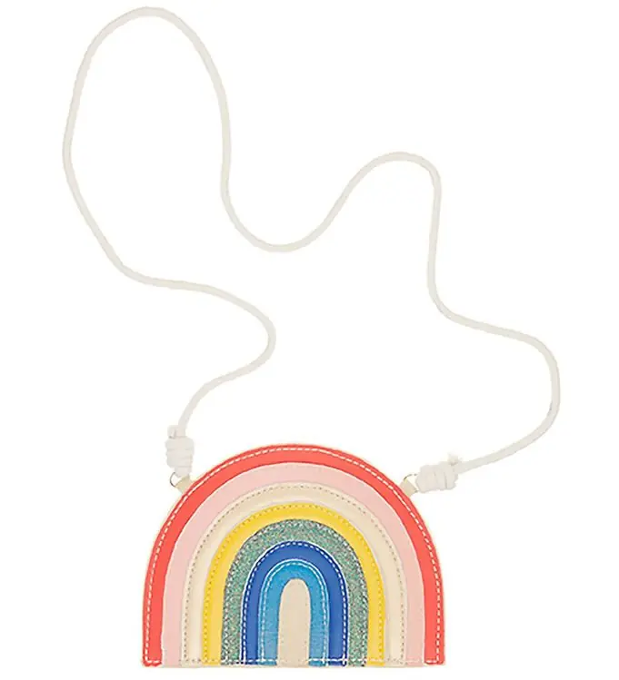 Mimi & Lula Portemonnee m. Schouderriem - Retro Rainbow Actieprijs