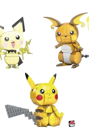 MEGA Pokemon figuur - Shocking Trio - 621 Onderdelen Beperkt Aanbod