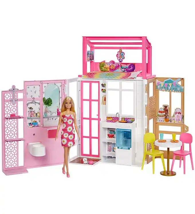 Betaalbaar Barbie Poppenhuis - Vervoerbaar