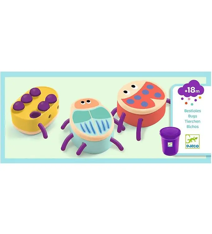 Nu Kopen Djeco Creatieve Speelset - Speelklei Met vorm - Insecten