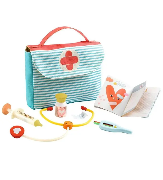 Djeco Poppen Accessoires - Bezoek aan de dokter Populair