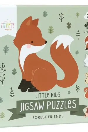 A Little Lovely Company Puzzel - 5-in-1 - Bos Friends Speciale Aanbieding