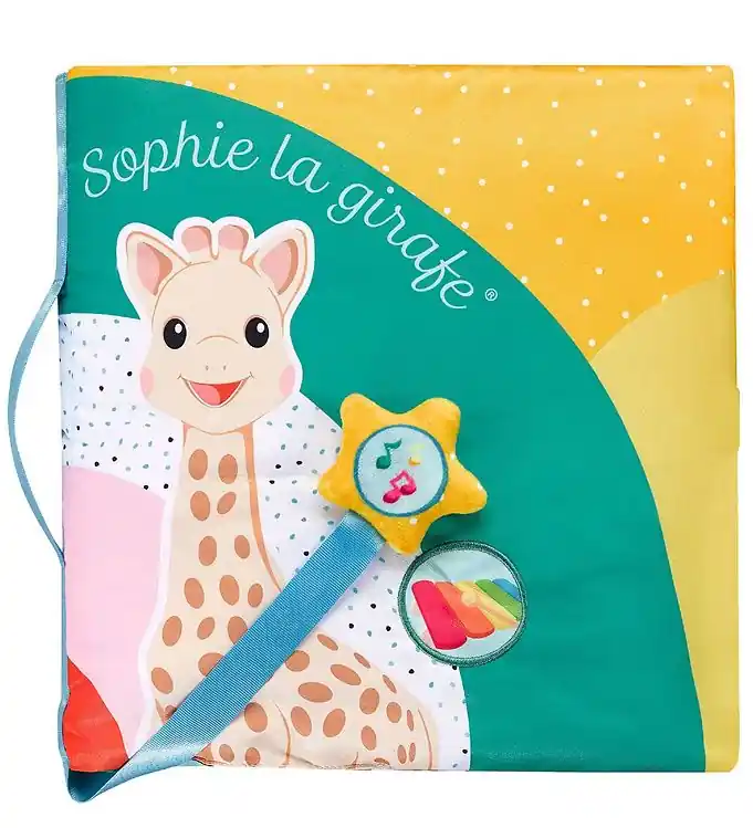 Sophie la Girafe Stoffen Boek - 30x30 cm - Multicolour Gecertificeerd
